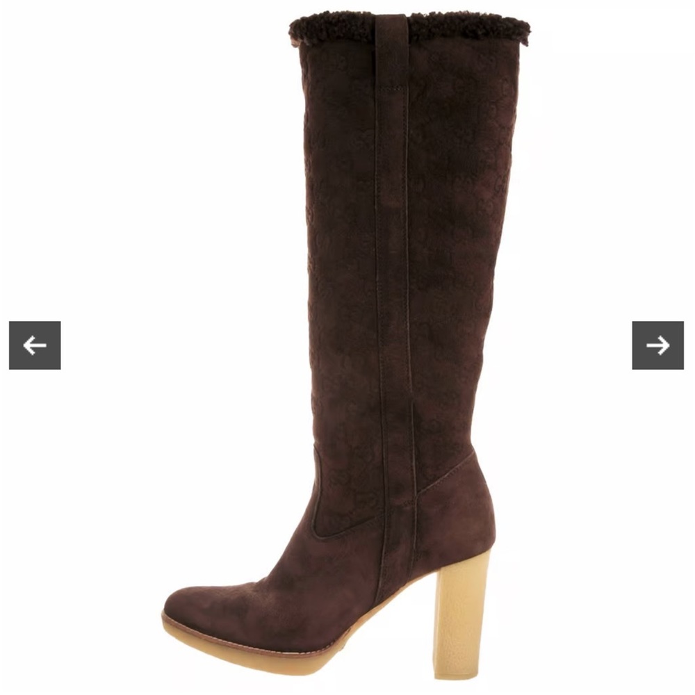 Gucci long winter heeled boots - Picture 1 of 16